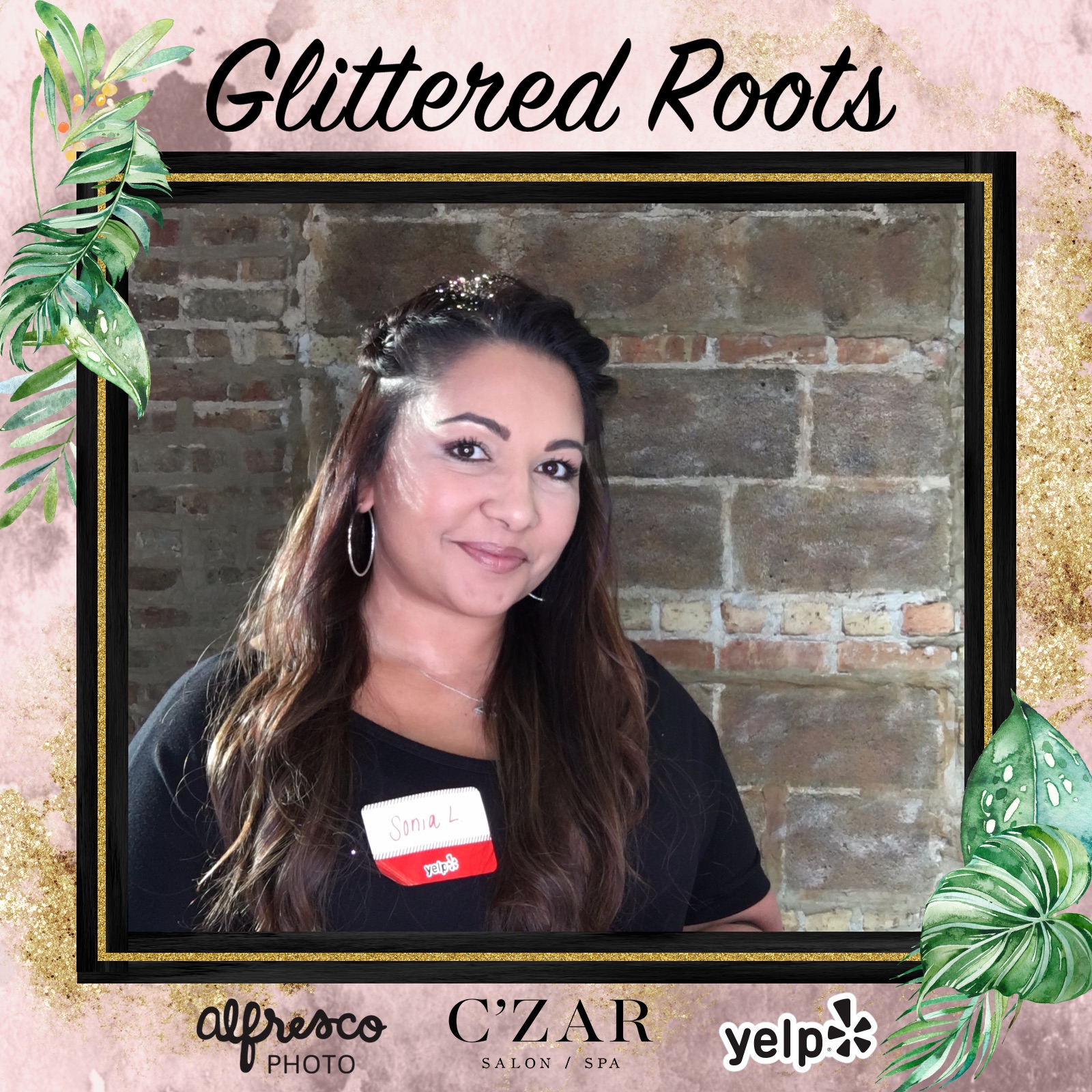 Yelp Elite: Glittered Roots | View more photos from the event at events.alfrescophoto.com/u/AlfrescoPhoto/Yelp-Elite-Glittered-Roots